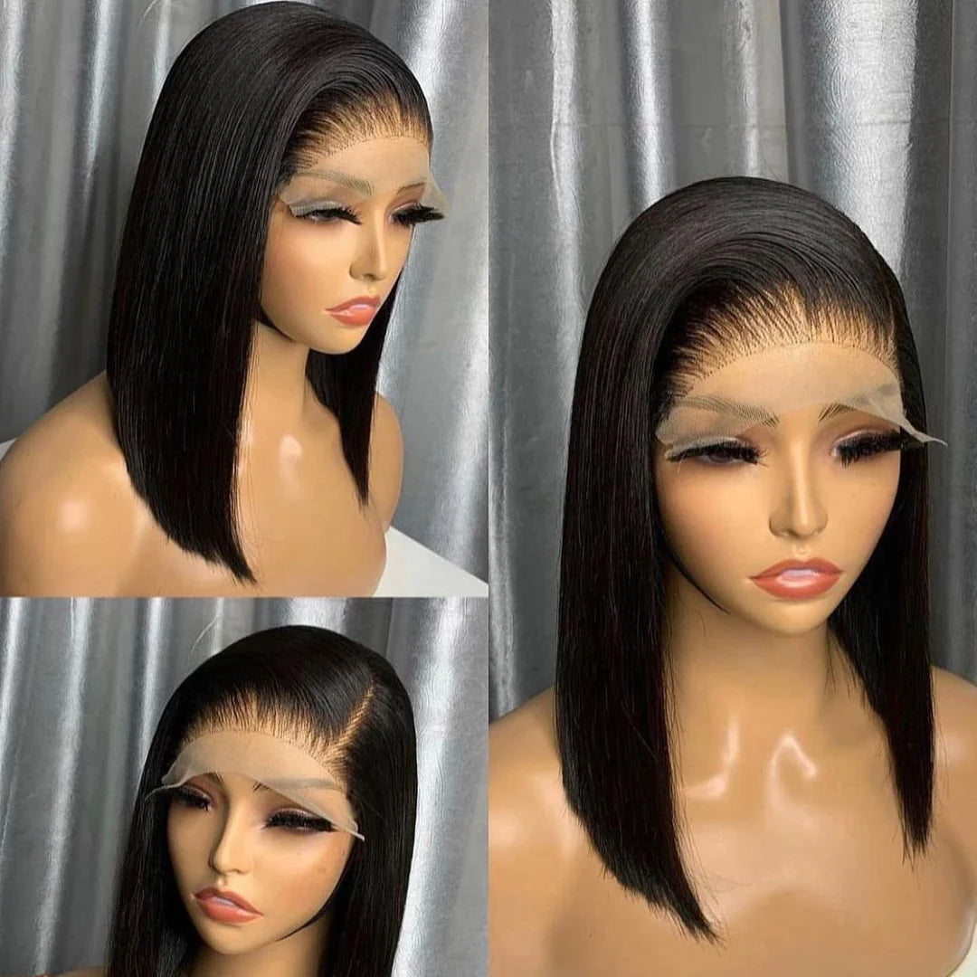 5*5 Closure Lace Glueless Side Part Bob Wig