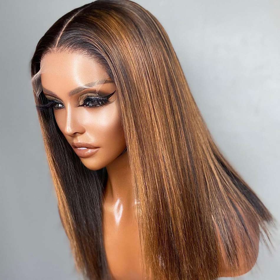 Highlight Undetectable Invisible 5"*5" Lace Wig Glueless